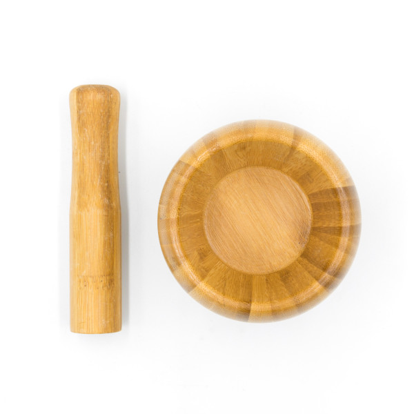 Kitchen Accessories Mortar And Pestle Brown