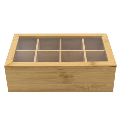 Bamboo Tea Box 8 section