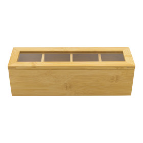 Bamboo Tea Box 4 section