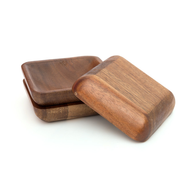 Dip bowls set of 3 Brown