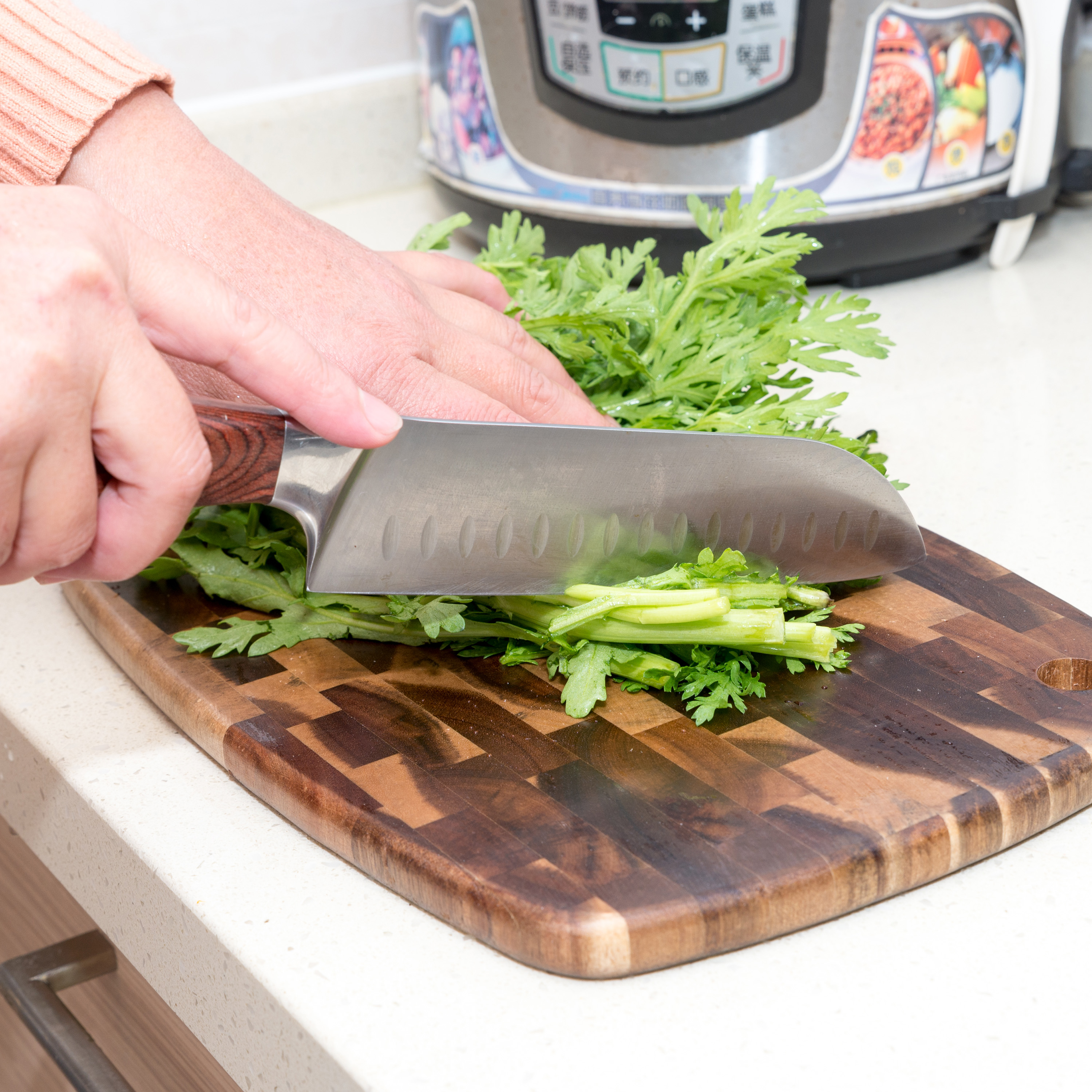 Natural Brown Wooden Chopping Board (Set of 2) Design by Araana