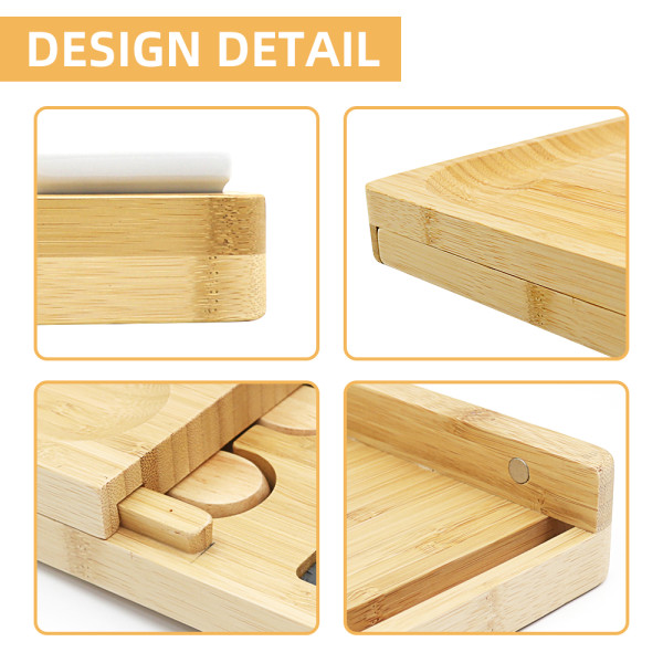 Bamboo Cheese Board And Knife Set