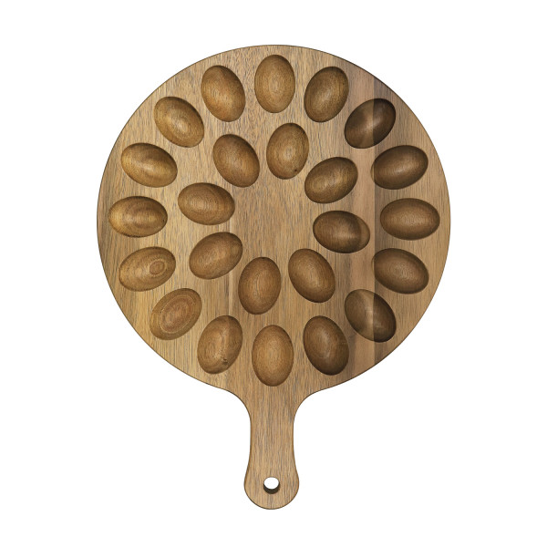 Acacia Egg Platter Board