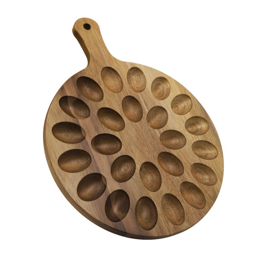 Acacia Egg Platter Board