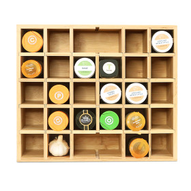 Bamboo Spice Rack