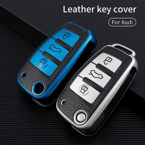 For Audi A3/Q3/Q2L/A1/S3 3button TPU protective key case,please choose the color