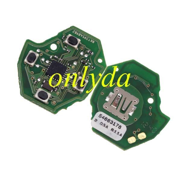 For   Subaru 3 button remote with 315 mhz without chip.the remote PCB is OEM
