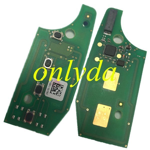 For Chrysler original PCB 2+1/3+1/4 button flip remote key 434mhz with  NCF2960M / HITAG AES / 4A  chip with  and after market keys shell   For Jeep Wrangler 2017 FCC ID: RX2RKEL9 ANATEL: 4371-14-2754 Pls choose button
