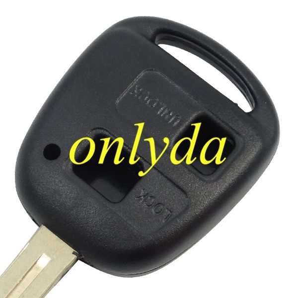 For Toyota 2 Button Remote key blank with short blade toy48, 40mm) TOY48-SH2