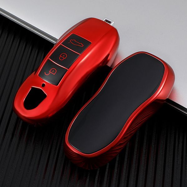 For Porsche 3 button TPU protective key case please choose the color
