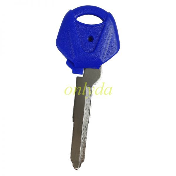 For  yamaha motorcycle transponder key blank （blue)