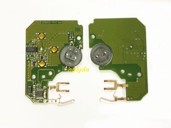 For Renault Megane II,Scenic II,3 button key card  pcf7947 chip 433mhz