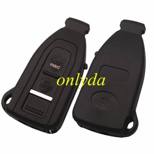 For 2 button remote key blank with key blade