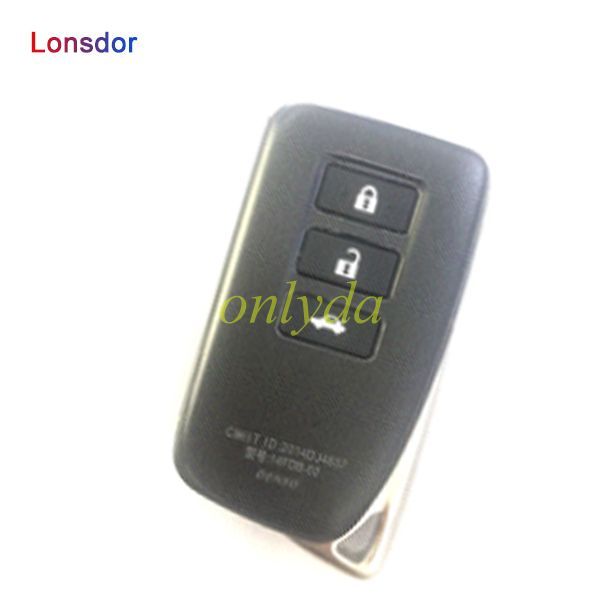 Lonsdor 314.35/312 / 315.12MHz/433.92 Smart Remote Keyless Car Key FT23-7930 Go Control Transmitter Circuit PCB 8A Chip,can use KH100 machine to adjust the model and frequency