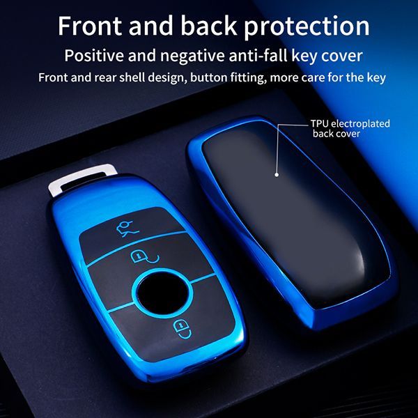 For Benz 3button  TPU protective key case,please choose the color