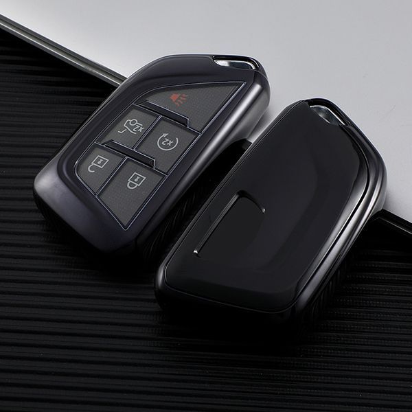 For Cadillac XT5 XT4/XTS/XT6/CT6/ATS-L 5button TPU protective key case , please choose the color