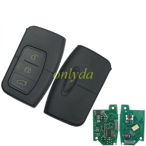 For Keyless GO Ford 3 button remote key Ford Mondeo/ Kuga with 433mhz        FCC  3M5T-15K601-DC 5WK48794