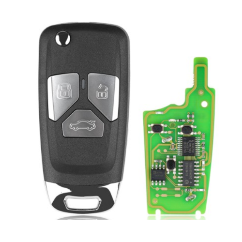Xhorse XNAU01EN Wireless Universal Flip Remote Key for Audi Style