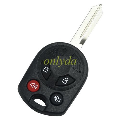 For Ford upgrade 4 button remote key shell