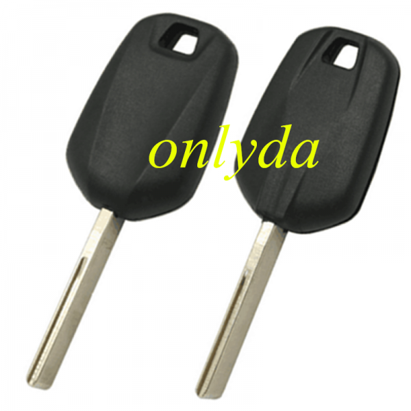 For Peugoet transponder key blank with badge, HU83 blade(can put TPX long chip）