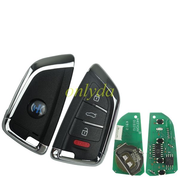 KEYDIY Remote key 4 button ZB33-4 smart key for KDX2 and KD MAX