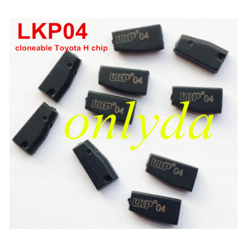 For high quality LKP04 carbon transponder chip it is cloneable Toyota H chip, copy by Tango programmer