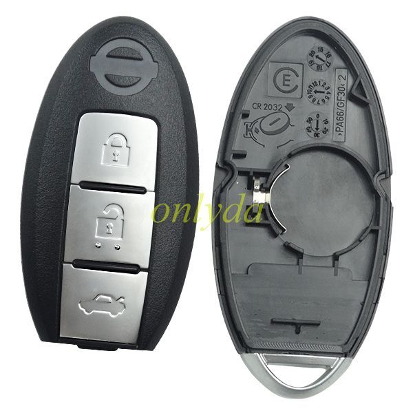 For Nissan 3 button remote  key blank with blade