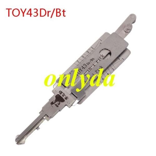 Lishi TOY43  decoder and lockpick combination used for Toyota