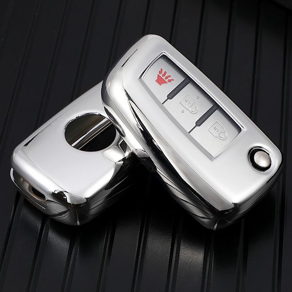 For Nissan TPU protective 3 button key case please choose the color