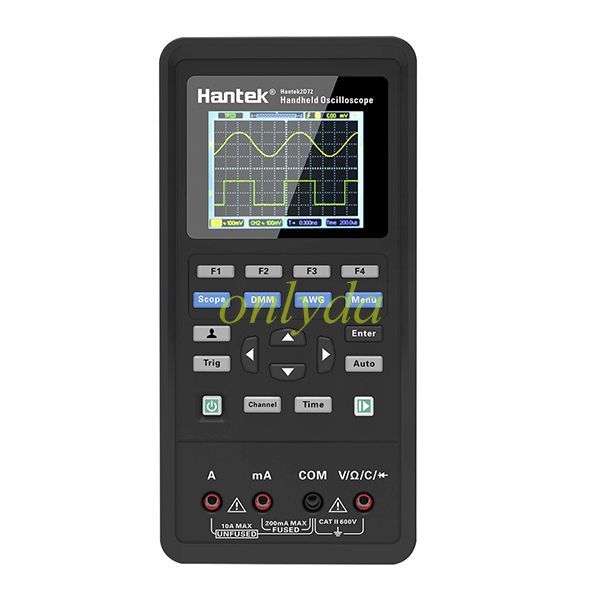 Hantek 3in1 Digital Oscilloscope Waveform Generator Handheld Portable USB Multimeter 2C42,2D72