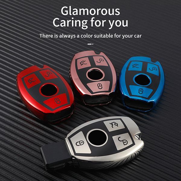 For Benz 3button TPU protective key case,please choose the color