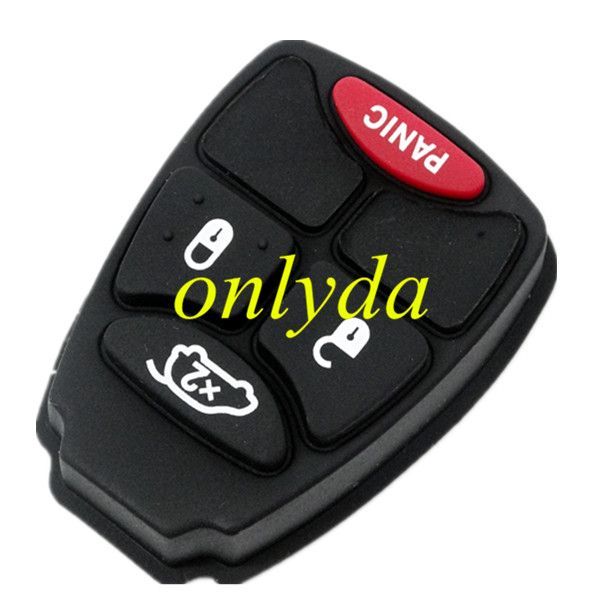 For Chrysler remote key  4 button pad