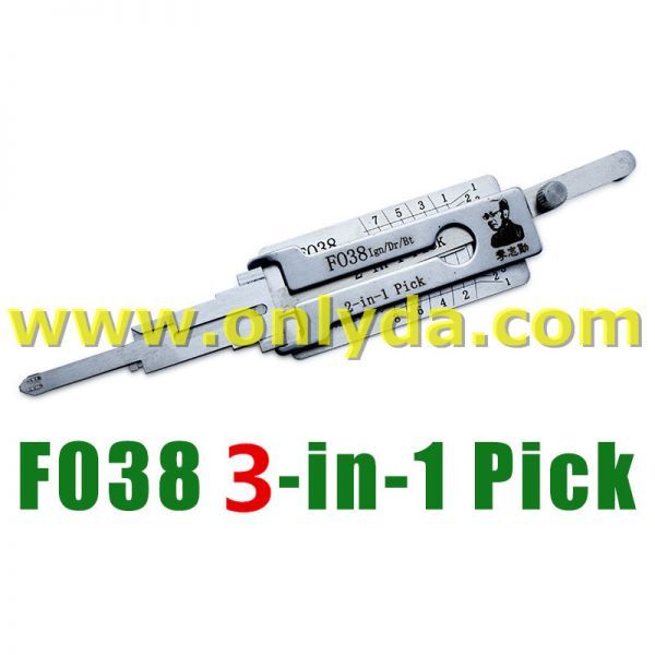 For Ford FO38 3 In 1 lock pick and decoder   genuine ! used for Ford Lincoln Mazda Nissan