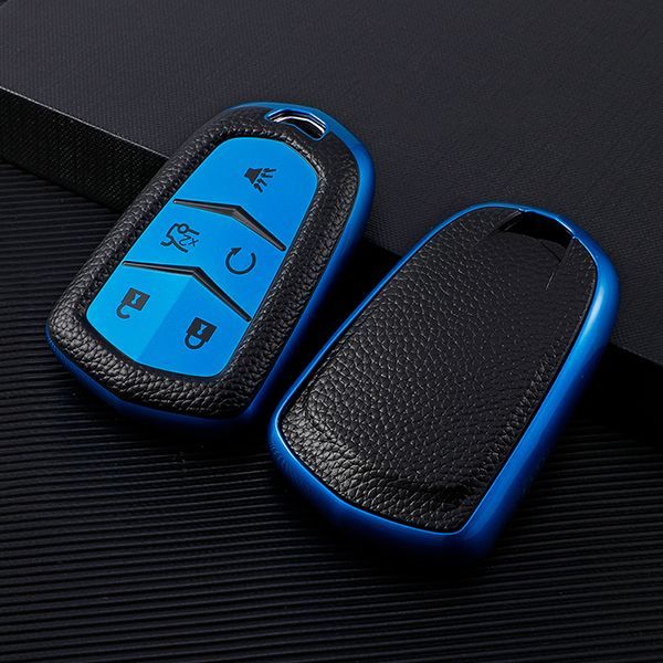 For Cadillac 4 button TPU protective key case , please choose the color