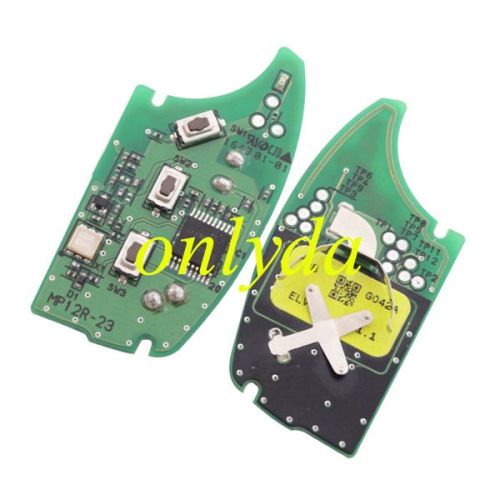 For OEM hyun 3 button remote key with 434mhz MP12R-23