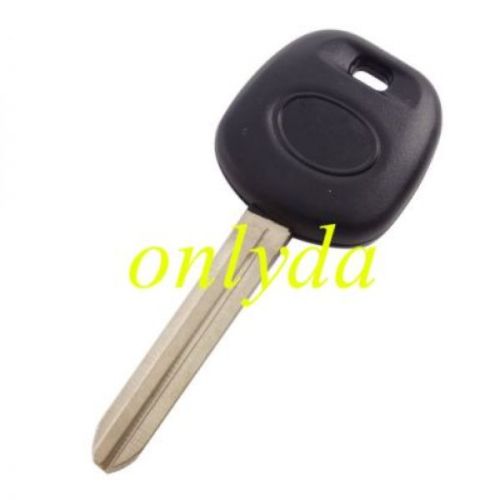 For toyota Transponder key With  version  4D67 Soft plastic handle and cupronickel key blade