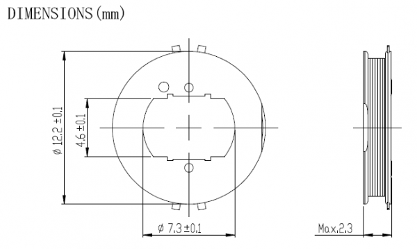 For inductor /antennal inductance value is 2.36mh