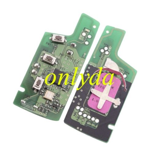 For OEM hyun 3 button remote key with 434mhz MP12W-12