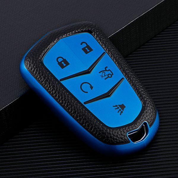 For Cadillac 4 button TPU protective key case , please choose the color