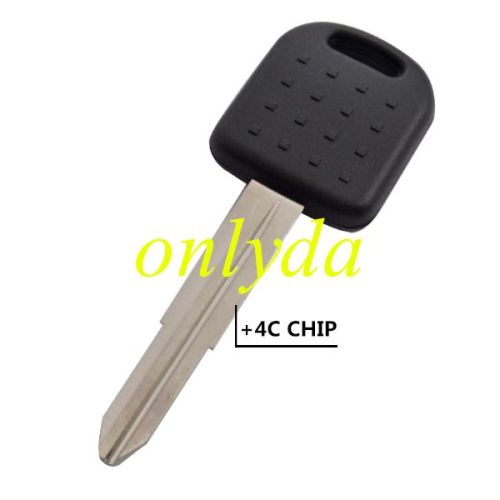 For  SUZUKI Transponder Key with right blade Uncut Blade  with 4C Carbon chip