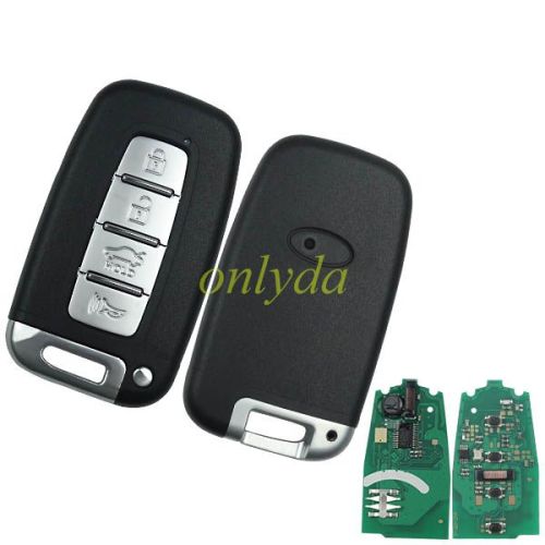 For hyundai 4 button keyless remote key with 433mhz