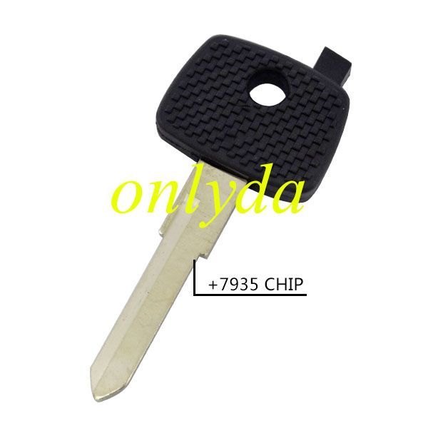 For Mercedes Benz transponder key HU72 with aftermarket PCF7935 chip
