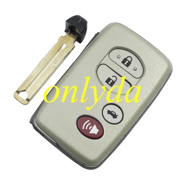 For Toyota 3+1 button  remote key shell