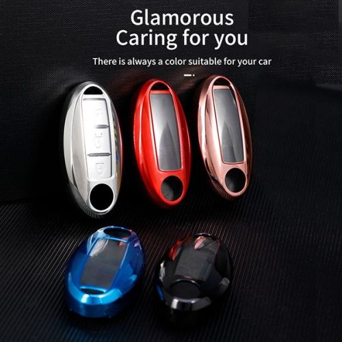 For Nissan TPU protective key case  black or red color, please choose