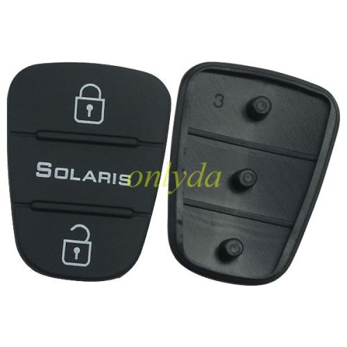 For Hyundai  Solaris  3 button  remote key blank