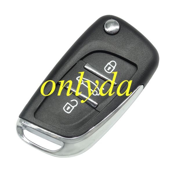 For modified   Citroen replacement key shell with 3 button with VA2T blade