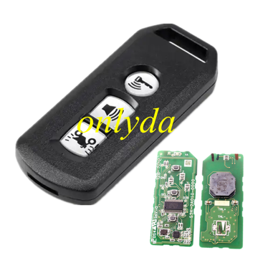 For Honda motor 3 button  smart remote KYDZ for K96  K97   FSK 433MHZ47 chipPCX 2018-2019 thailand