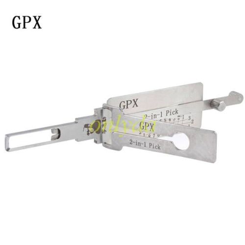 For GPX Locksmith Tool 2-in-1 Pick for Residential Lock