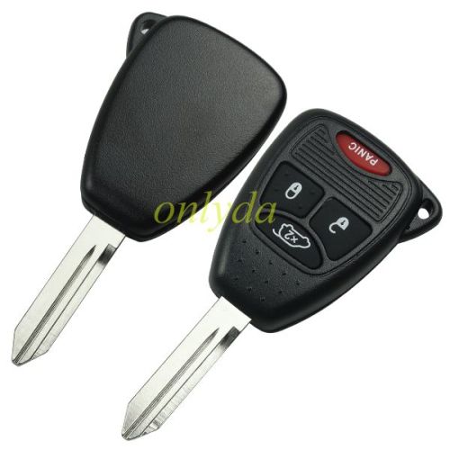Chrysler 3+1 button remote key blank
