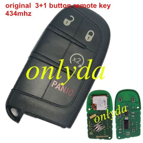 For OEM  3+1 button remote key with 434MHZ with 7945 chip